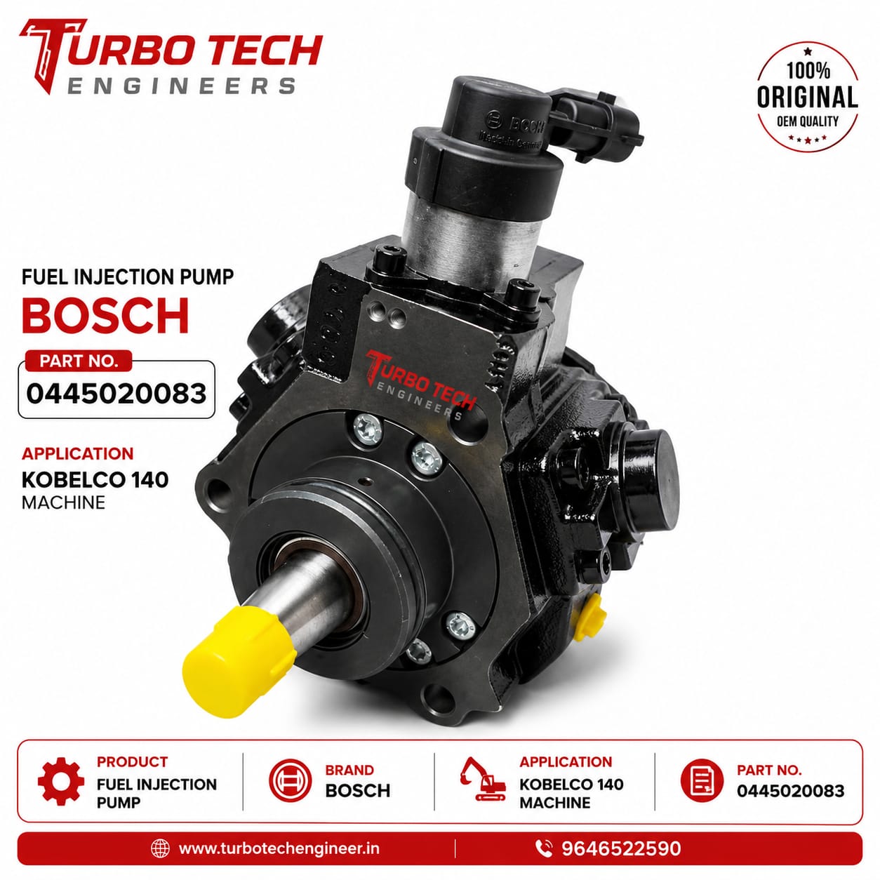 Bosch Fuel Injection Pump – Kobelco 140