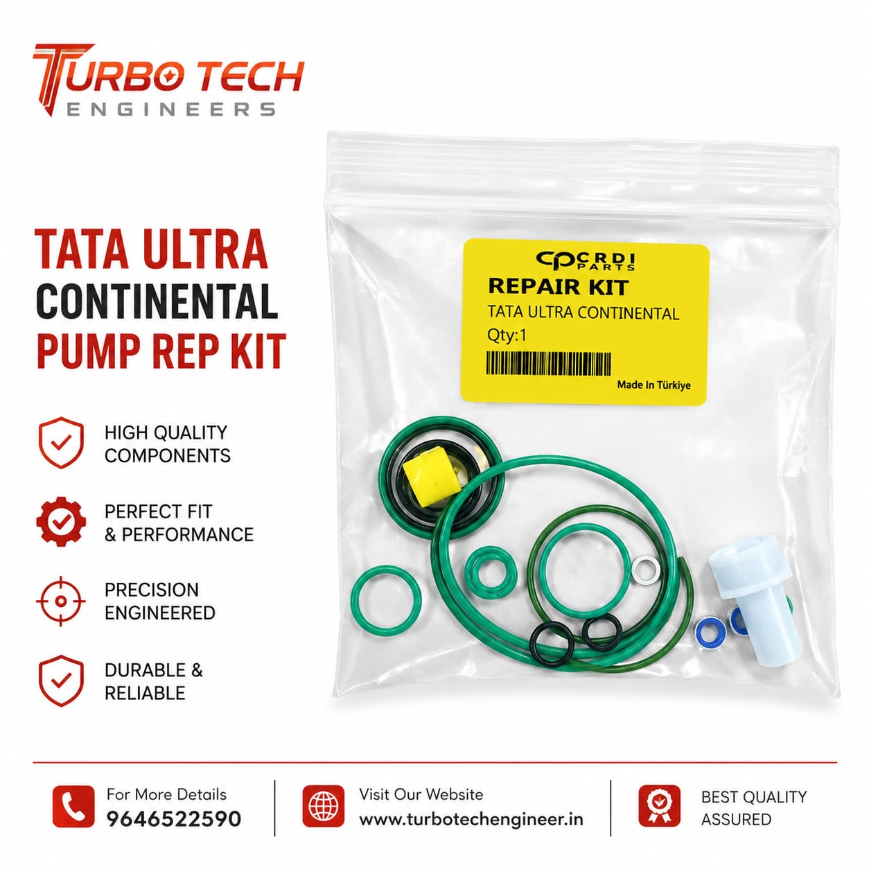 Fuel Injection Pump Repair Kit – Continental, Tata Ultra