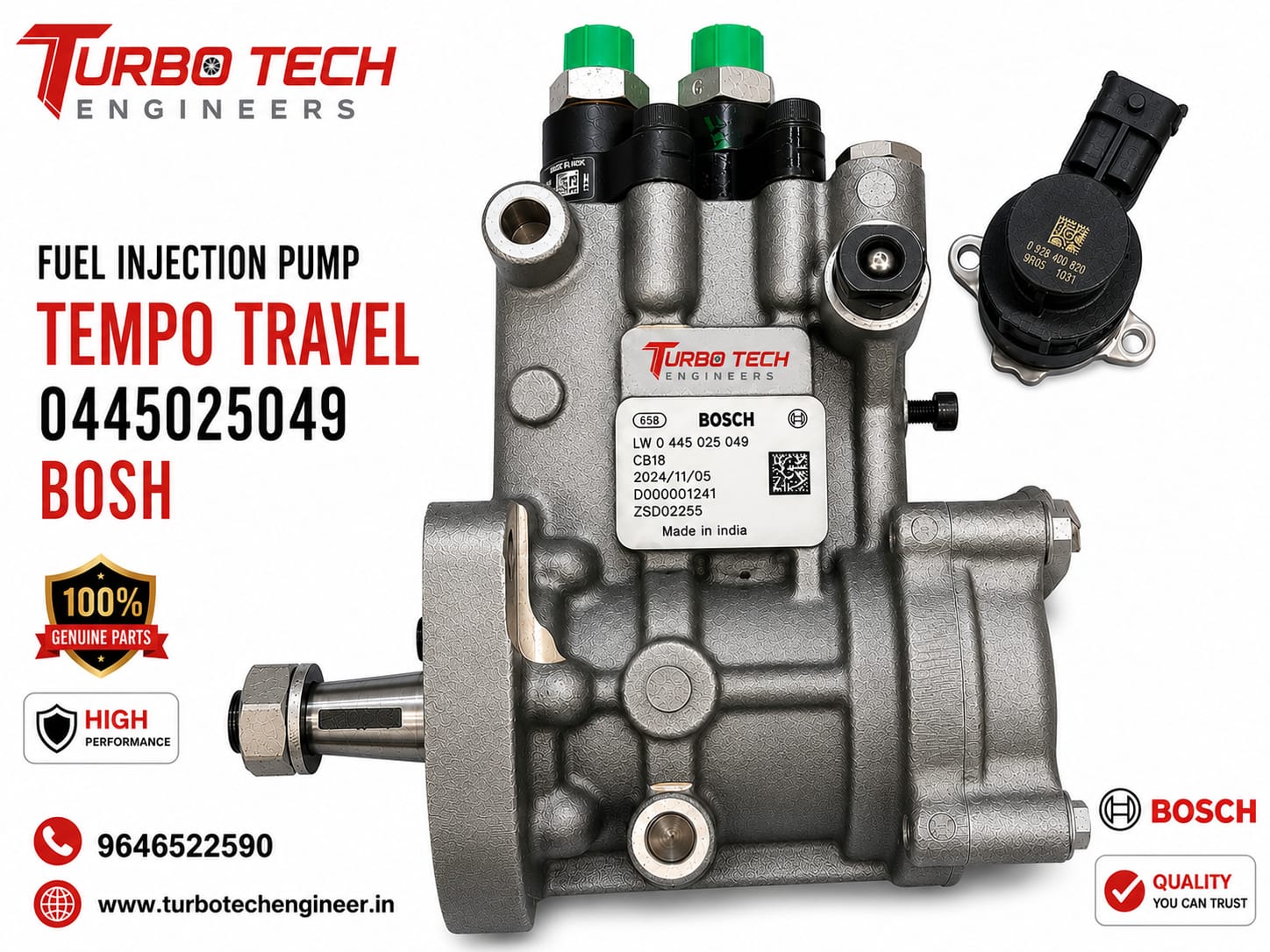 Bosch Fuel Injection Pump – Tempo Traveller