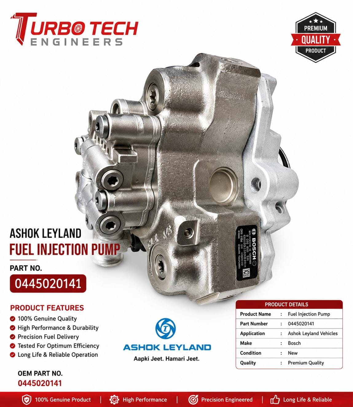 Ashok Leyland Fuel Injection Pump