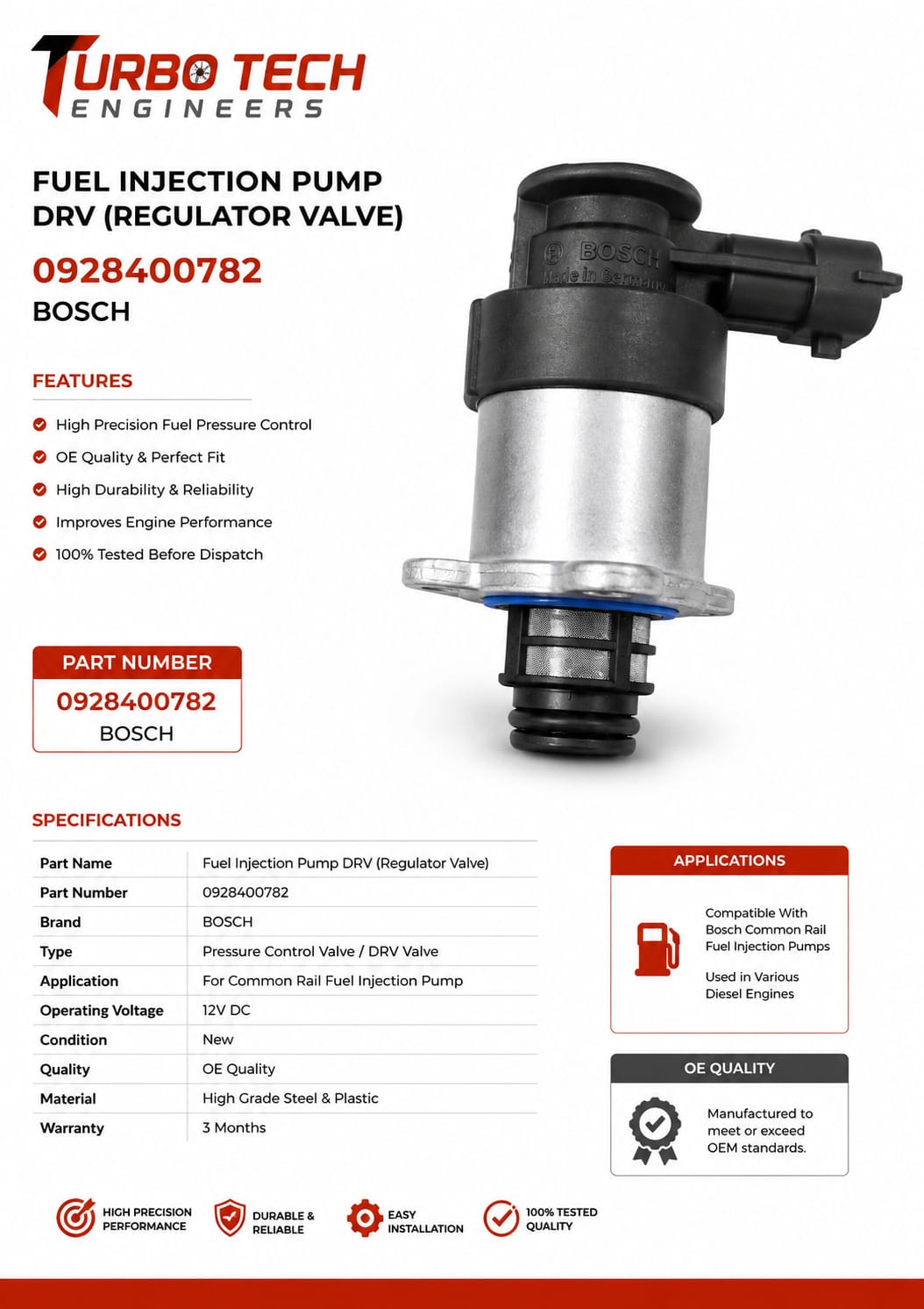 Bosch Fuel Injection Pump DRV