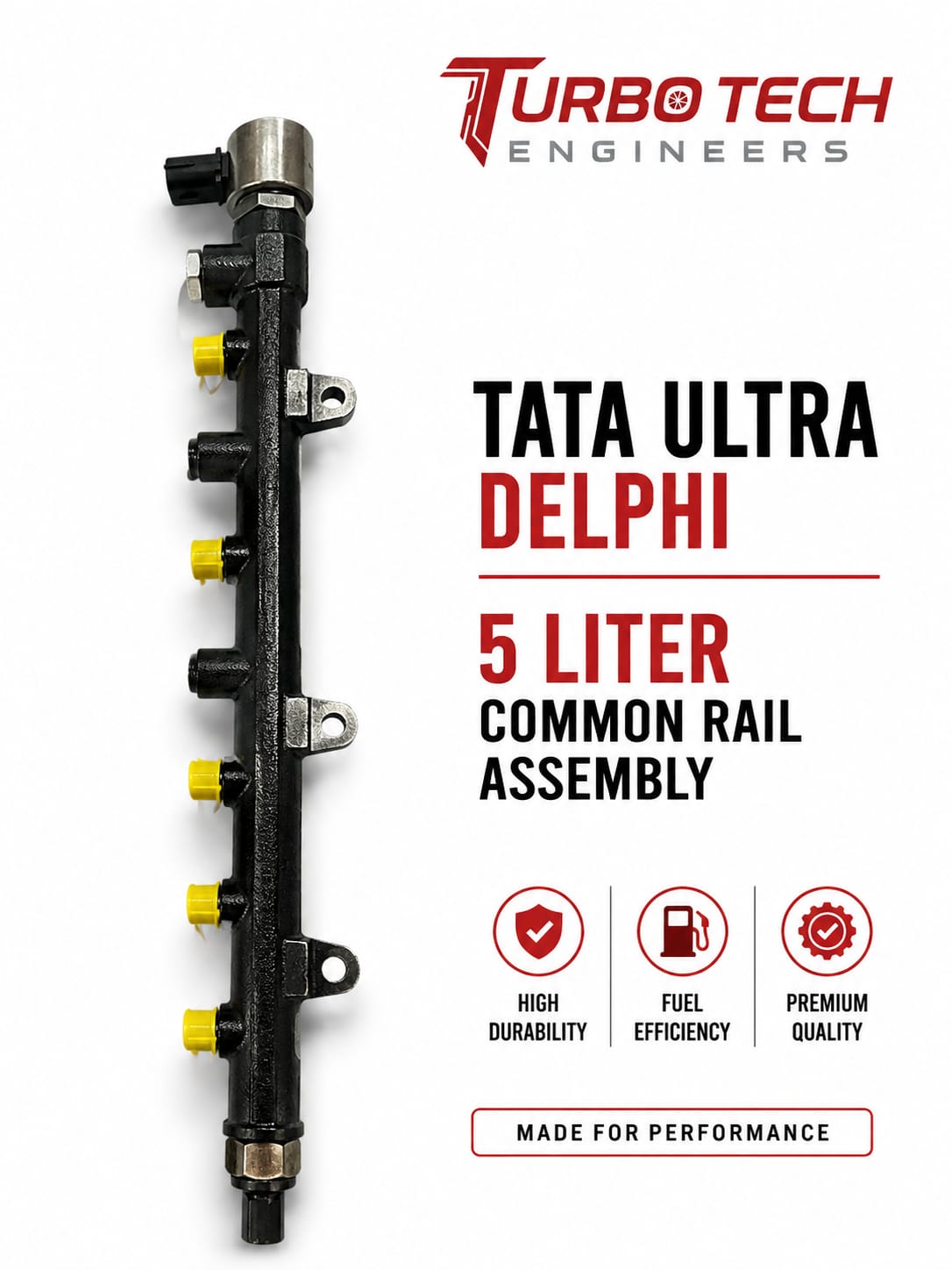Tata Ultra Delphi BS4 Common Rail Injector