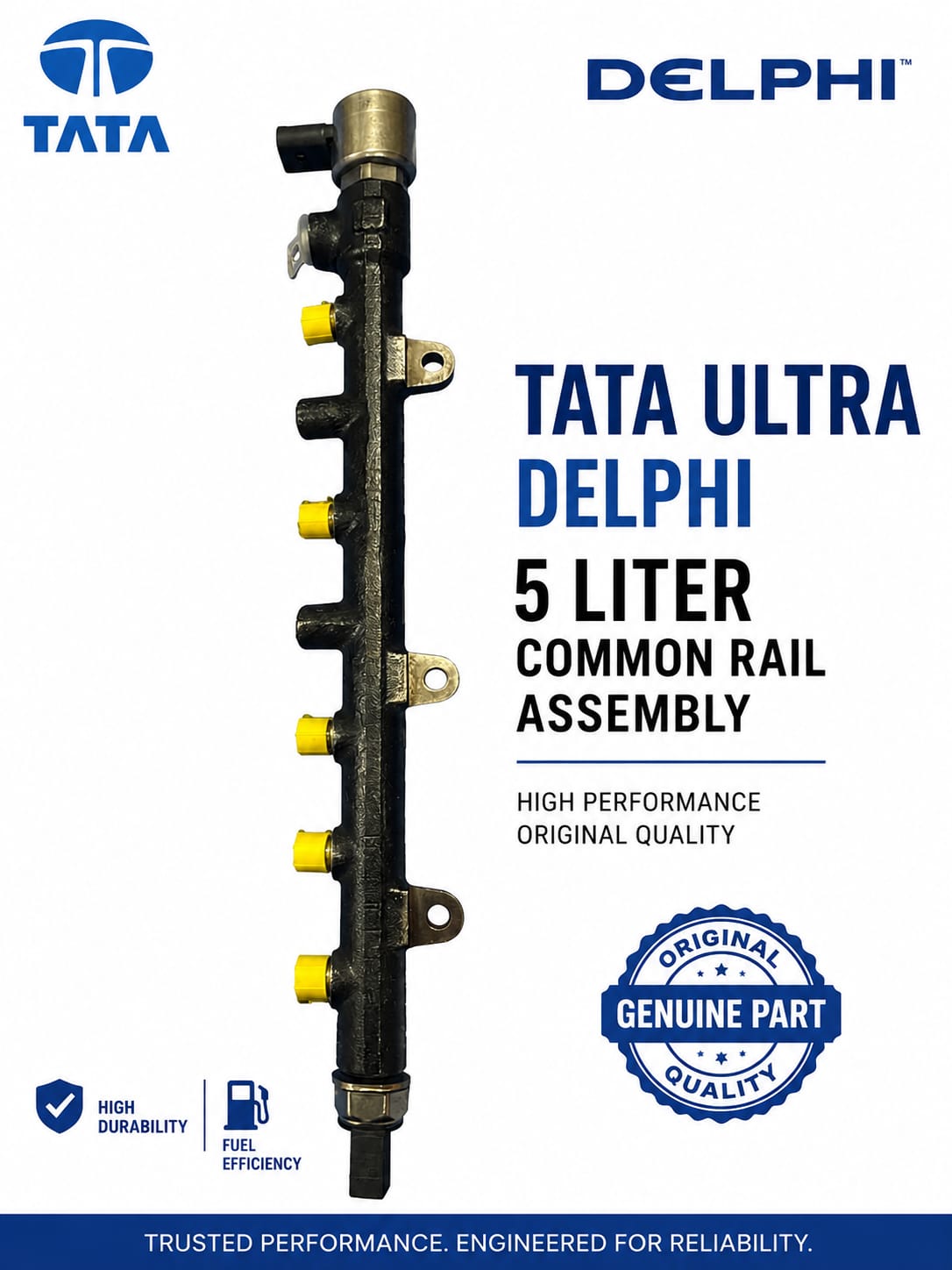 Tata Ultra Delphi BS4 Common Rail Injector