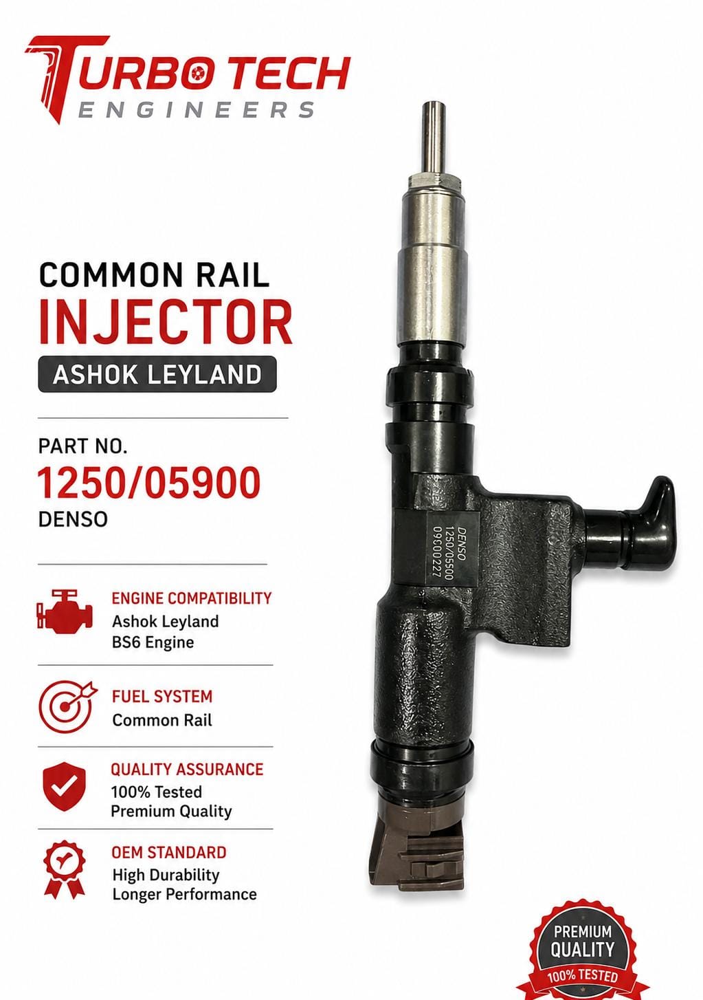 Ashok Leyland Common Rail Injector (DENSO)
