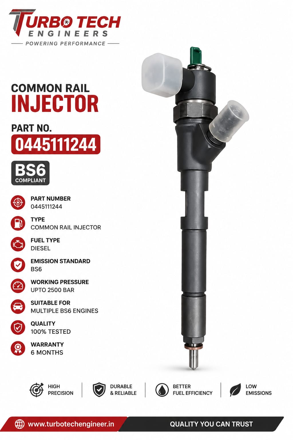 Common Rail Injector BS6