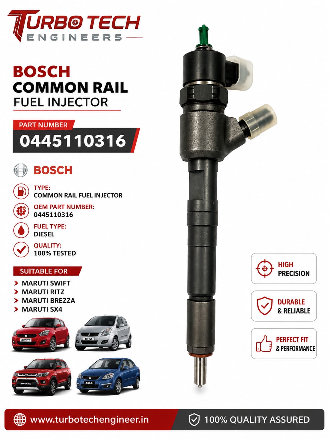 Bosch Common Rail Fuel Injector
