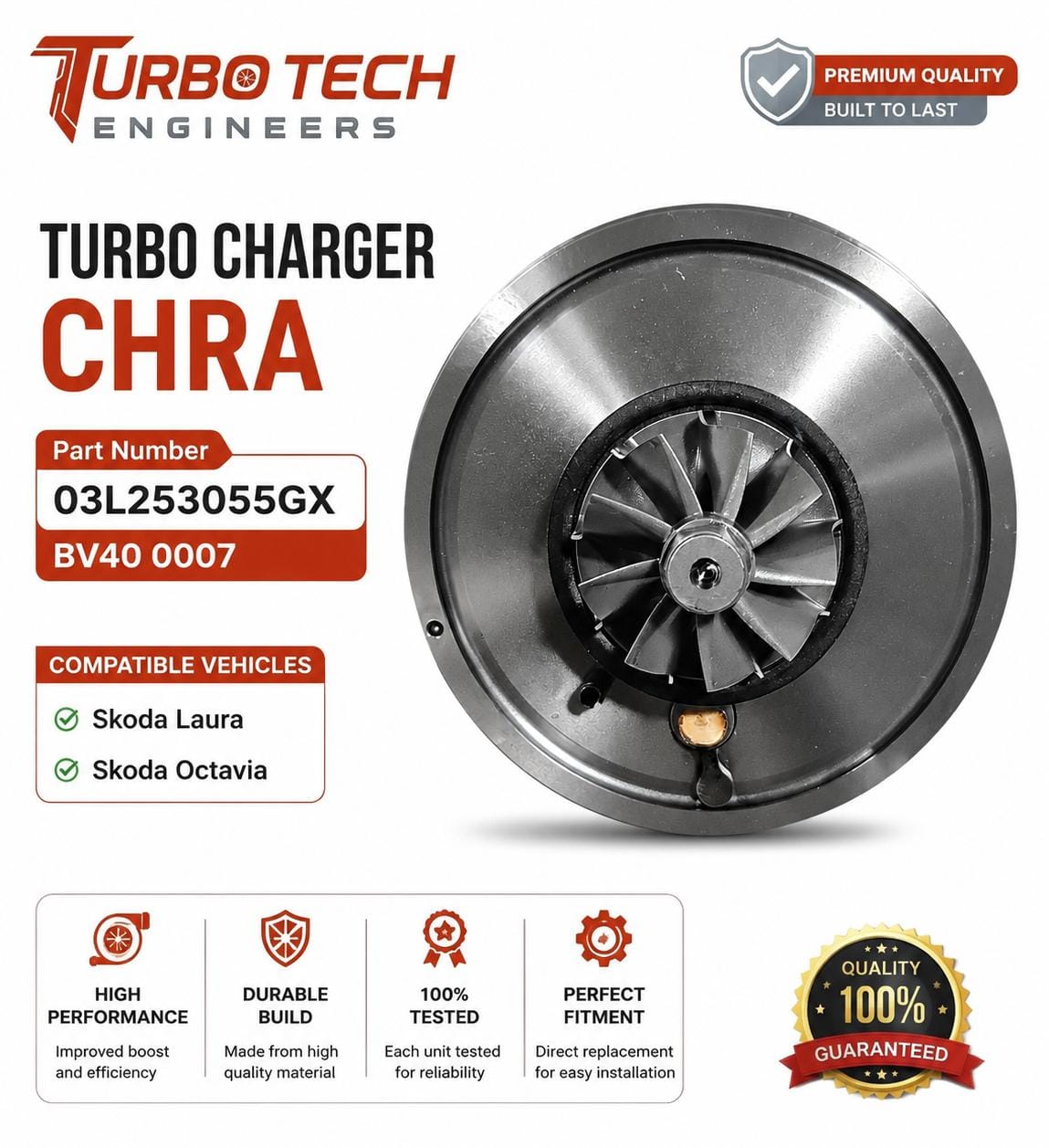 Turbo Charger CHRA – BV40