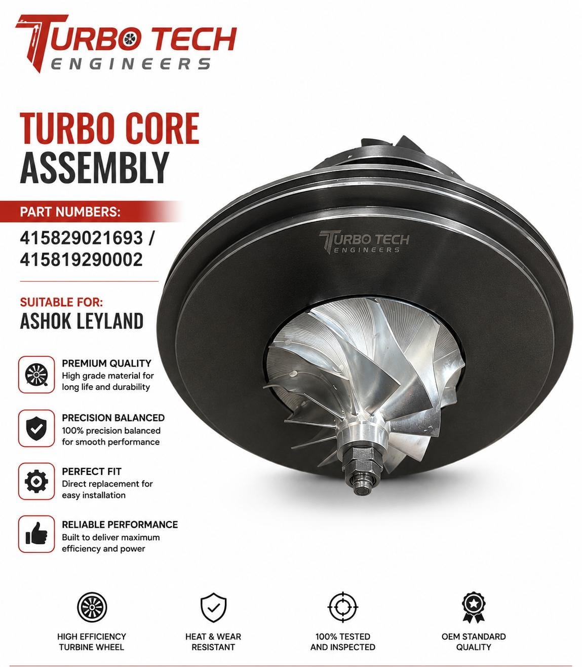 Turbo Core Assembly – Ashok Leyland