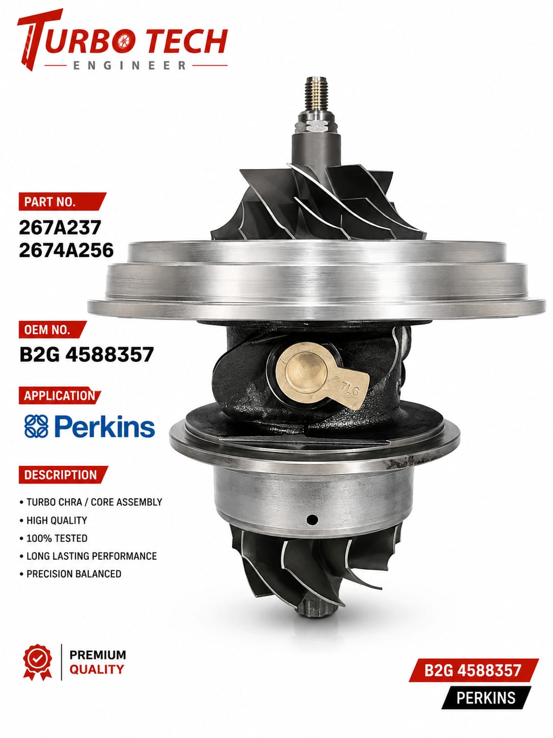 Turbocharger Core – Perkins