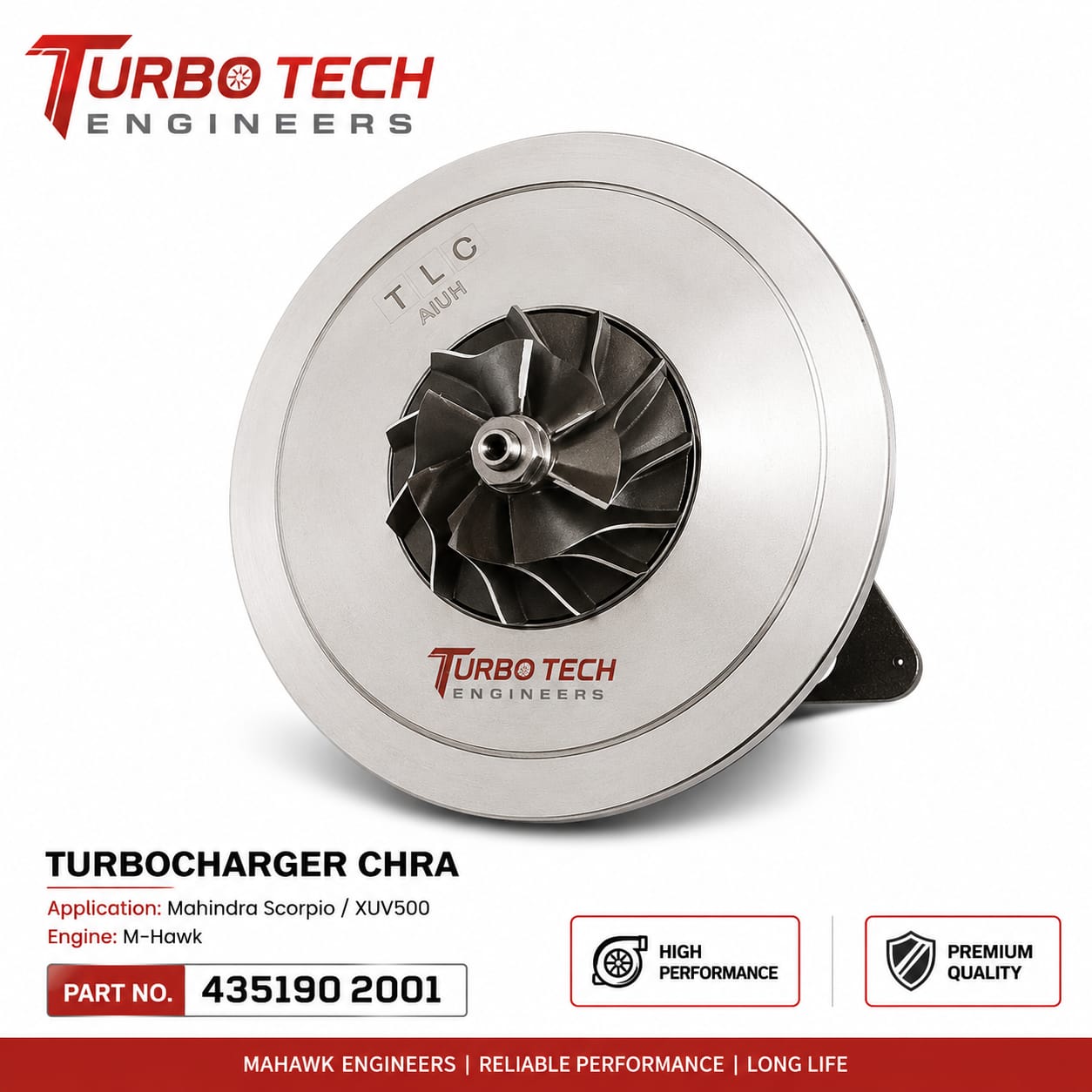 Turbocharger Core – Mahindra Hawk BV43