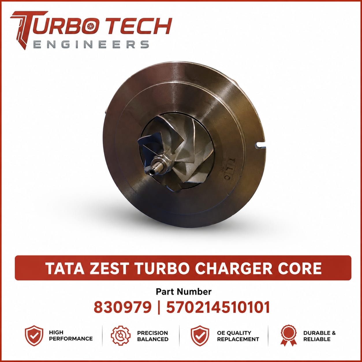 Tata Zest Turbocharger Core