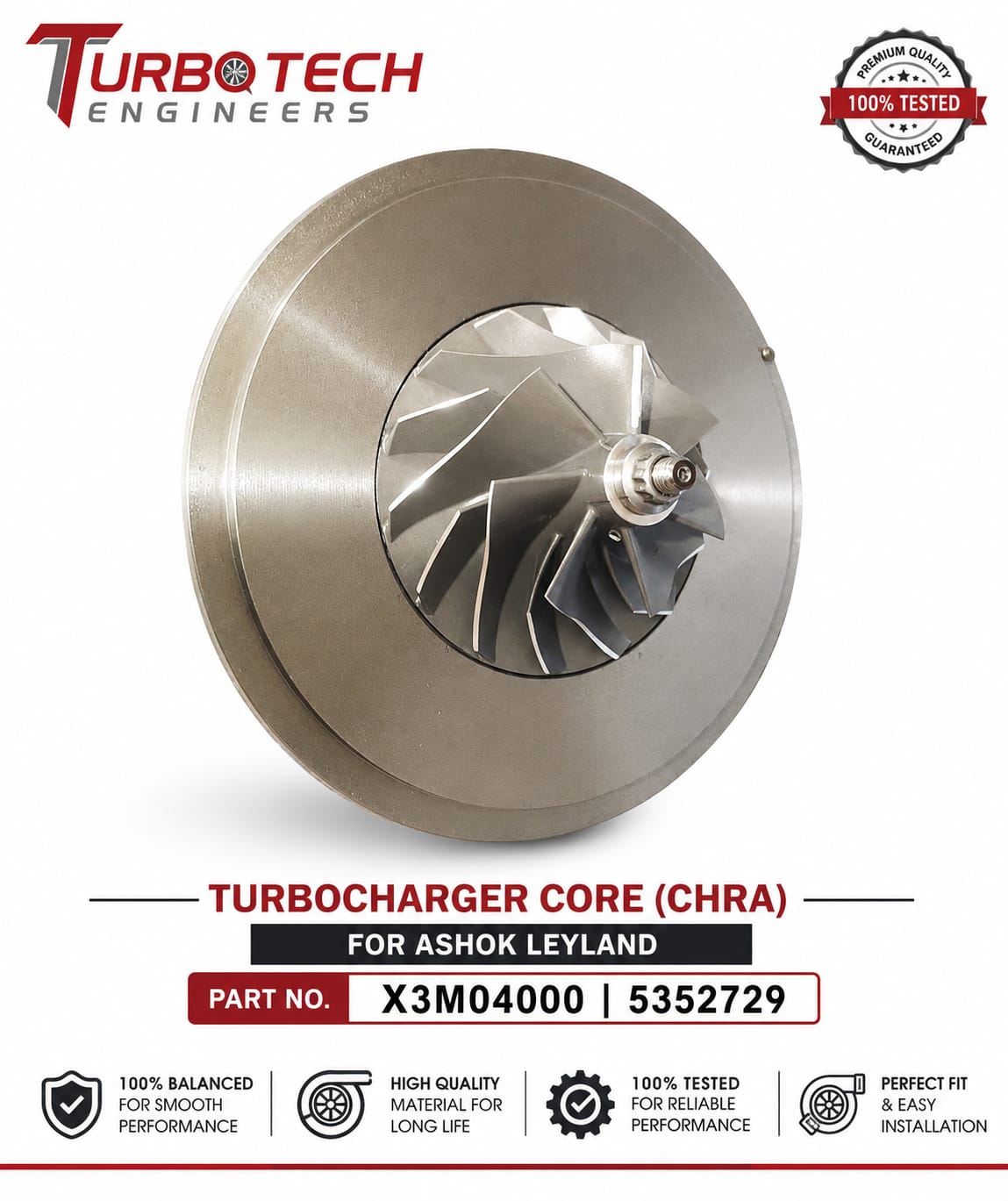 Turbocharger Core (CHRA) – Ashok Leyland