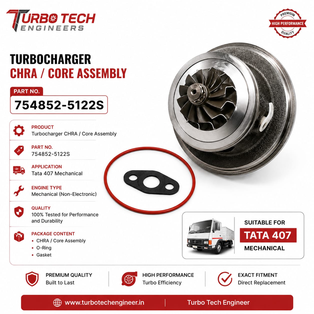 Turbocharger CHRA / Core Assembly
